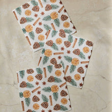 Load image into Gallery viewer, Holiday Geometry Dishcloth Set