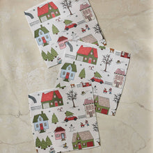 Load image into Gallery viewer, Holiday Geometry Dishcloth Set