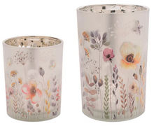 Load image into Gallery viewer, Spring Garden Glass Votive/Candle Holder