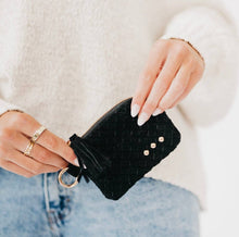 Load image into Gallery viewer, Suede Paris Card Wallet