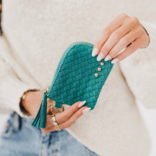 Load image into Gallery viewer, Suede Paris Card Wallet