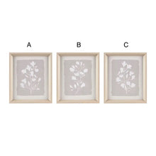 Load image into Gallery viewer, White Floral Framed Wall Art