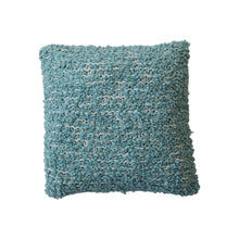 Load image into Gallery viewer, Square Woven Cotton Blend Bouclé Pillow
