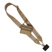 Load image into Gallery viewer, Clip & Go Crossbody Strap W/Zippered Pouch