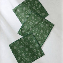 Load image into Gallery viewer, Holiday Geometry Dishcloth Set