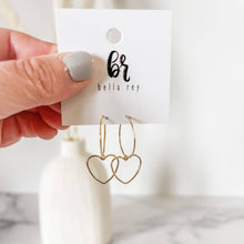 Load image into Gallery viewer, Anna Ryan Gold Plated Hoop Earrings
