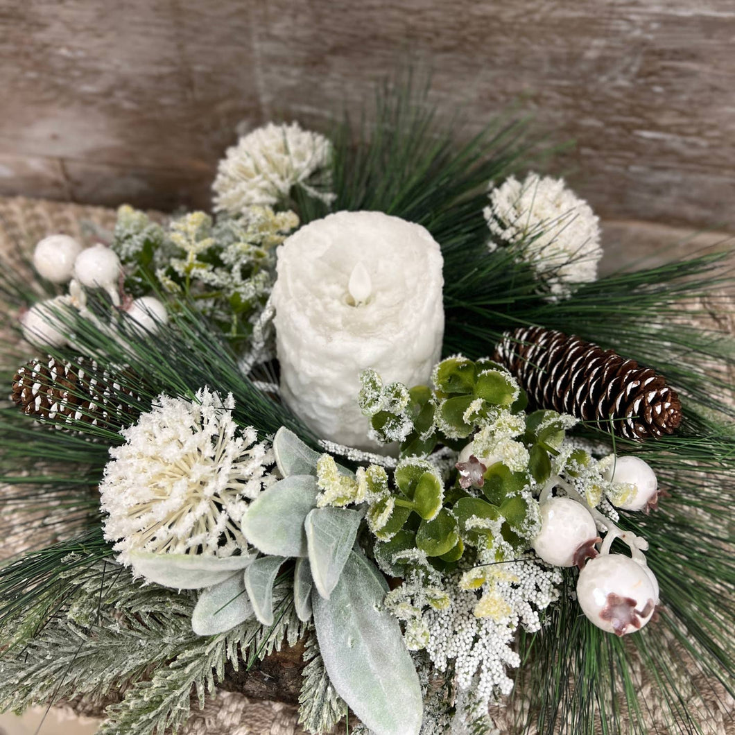 Winter Whisper Candle Ring