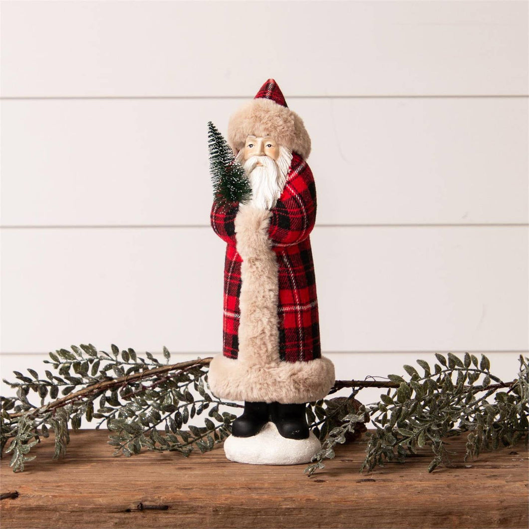 Tartan Plaid Belsnickle Santa