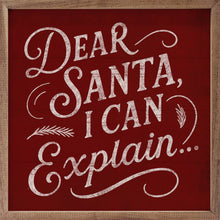 Load image into Gallery viewer, Dear Santa Wall Art
