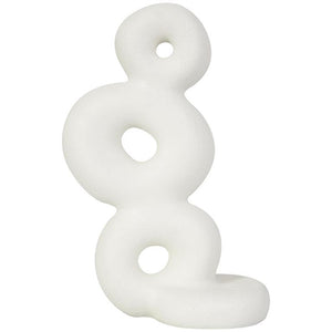 White Resin Abstract Decorative Sculpture