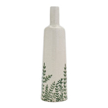 Load image into Gallery viewer, Greenery Stoneware Vase

