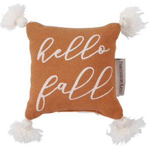 Hello Fall Mini Pillow