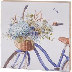 Flower Basket Bike Sign