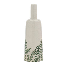 Load image into Gallery viewer, Greenery Stoneware Vase

