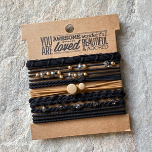 Rhinestone Hair Ties