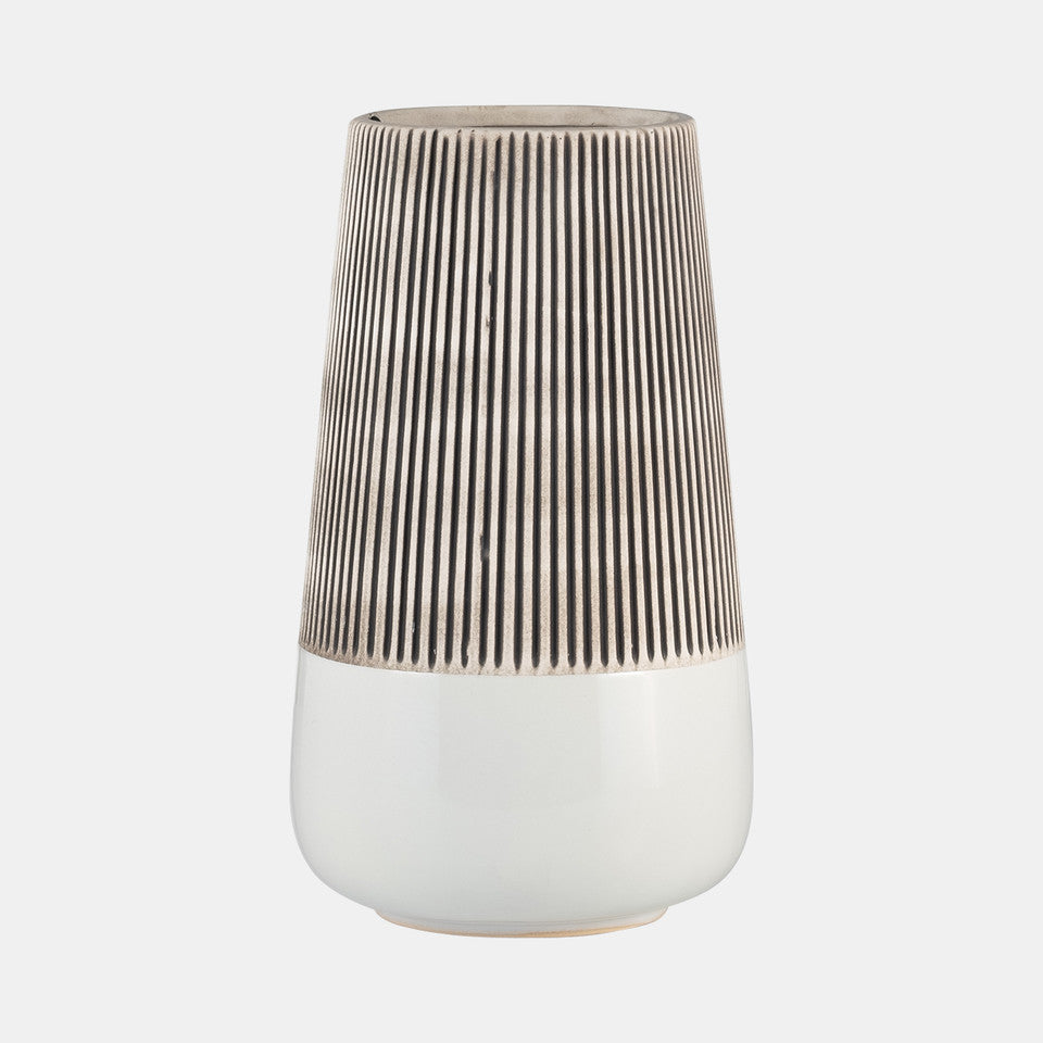 Ridged Vase
