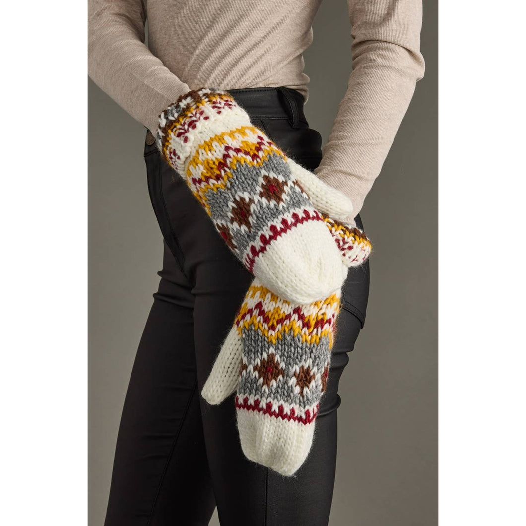 Patterned Mittens