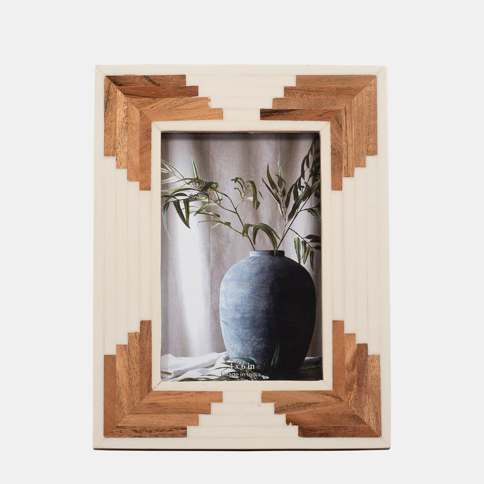 Cascading Wood Photo Frame