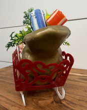 Load image into Gallery viewer, Plastic Santa Claus Sleigh and Reindeer
