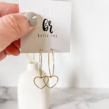Load image into Gallery viewer, Anna Ryan Gold Plated Hoop Earrings
