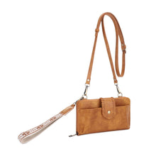 Load image into Gallery viewer, Jolie Crossbody Wallet with Boho Wrist Strap
