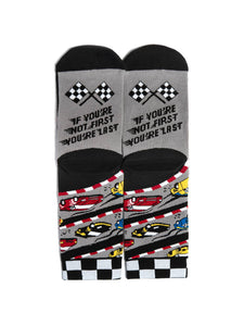 If You're Not First, You're Last Racing Socks