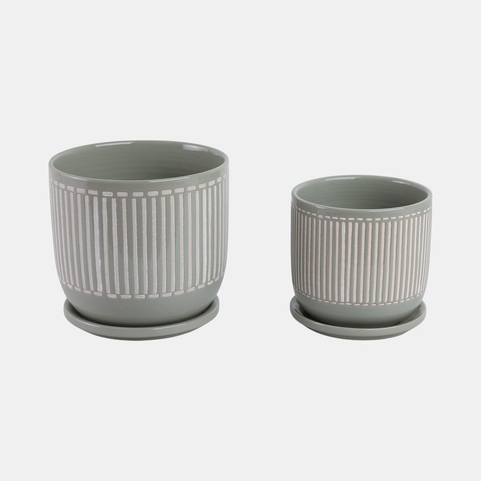 Planter W/ Saucer