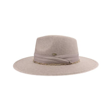 Load image into Gallery viewer, Chain and Pleated Band C.C Vegan Felt
