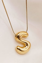 Load image into Gallery viewer, Gold Stainless Steel Initial Necklace
