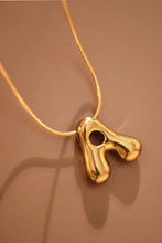 Load image into Gallery viewer, Gold Stainless Steel Initial Necklace
