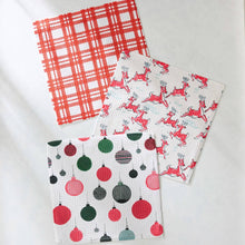 Load image into Gallery viewer, Holiday Geometry Kitchen &amp; Dish Towels
