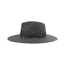 Load image into Gallery viewer, Chain and Pleated Band C.C Vegan Felt

