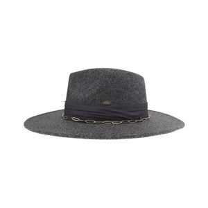 Chain and Pleated Band C.C Vegan Felt