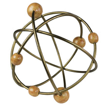 Load image into Gallery viewer, Oberon Wire &amp; Wood Sphere
