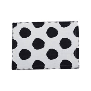 Black & White Polka Dot Placemat