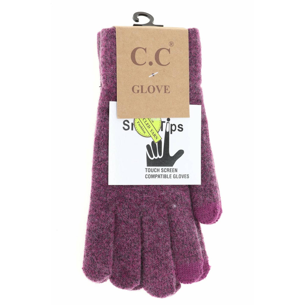 Soft Recycled Yarn Women's Gloves