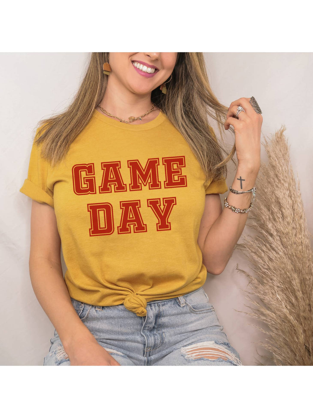 Game Day Red & Yellow T-Shirt