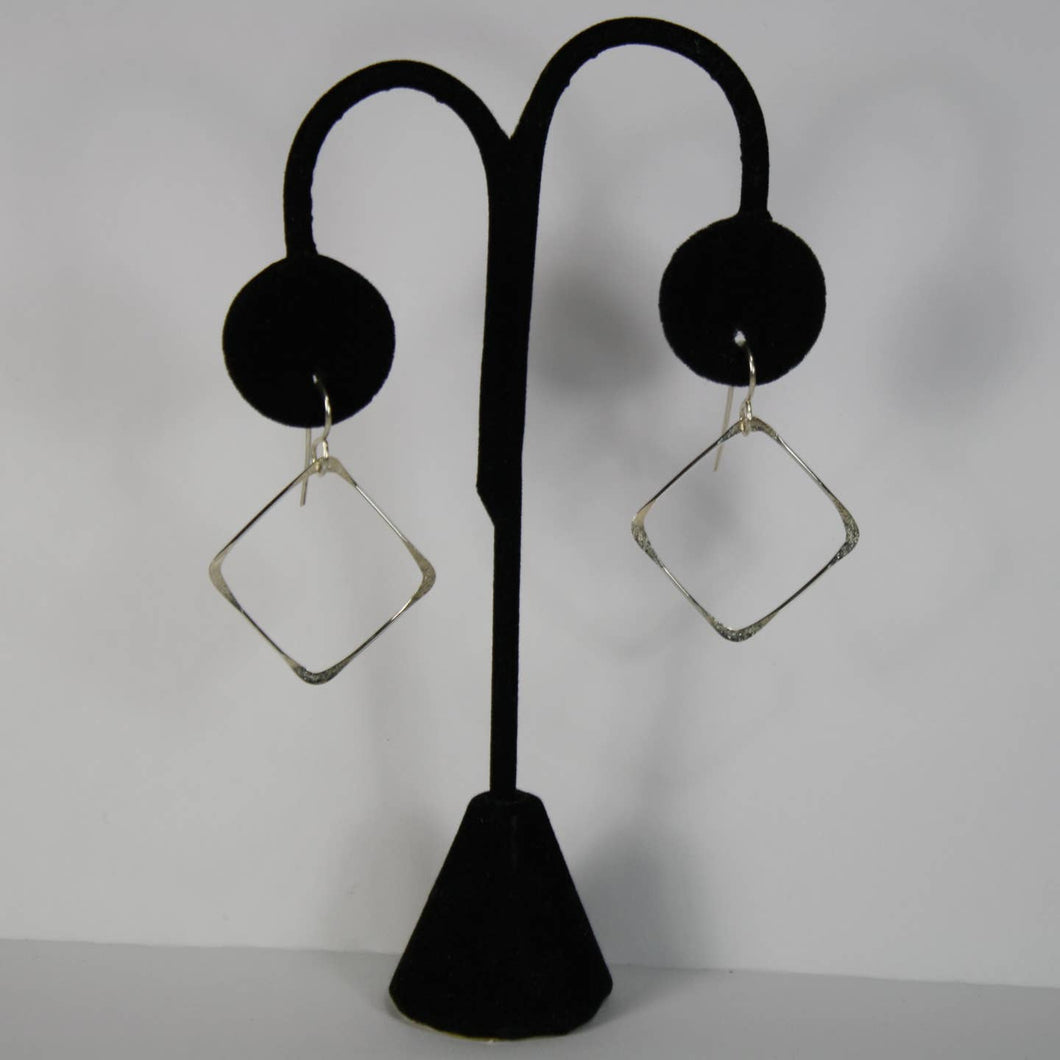Squares Earring | Sterling Silver