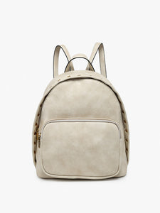 Sariya Studded Backpack w/ Front Pocket