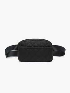Quilted Belt Bag w/ Front Pocket