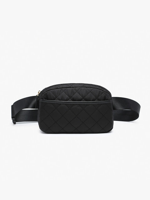 Quilted Belt Bag w/ Front Pocket
