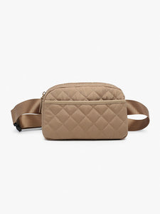 Quilted Belt Bag w/ Front Pocket