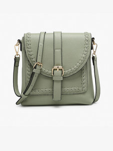 Roberta Whipstitch Flapover Crossbody