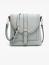 Load image into Gallery viewer, Roberta Whipstitch Flapover Crossbody
