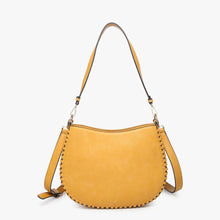 Load image into Gallery viewer, Raquel Whipstitch Trim Crossbody/Saddle Bag

