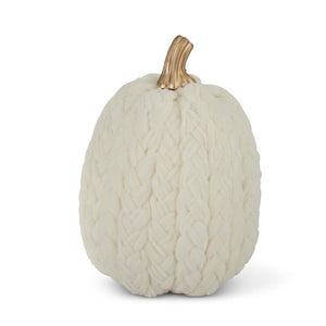 White Braided Filler Pumpkin