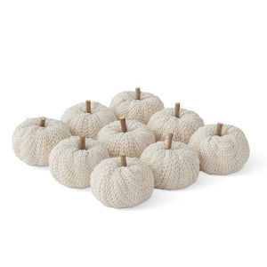 Cream Cotton Knit Filler Pumpkin