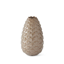 Load image into Gallery viewer, Tan Ceramic Pinecone Vase

