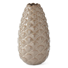 Load image into Gallery viewer, Tan Ceramic Pinecone Vase

