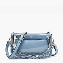 Load image into Gallery viewer, Jessica Clear Crossbody w/ Chain
